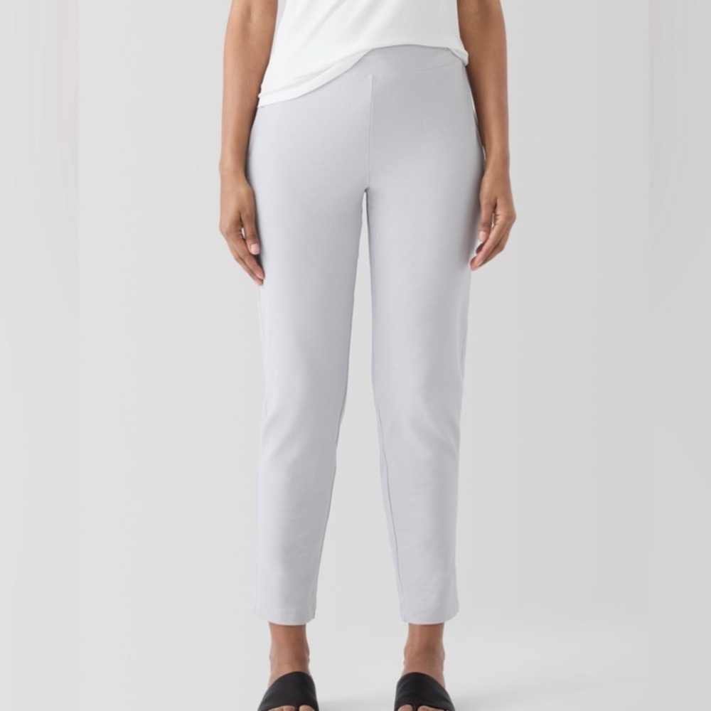 Eileen Fisher Washable Stretch Crepe Pant, Slim Fit, Ankle Length